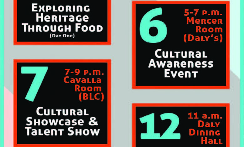 Events Rider is holding for Asian Pacific American Heritage Month.