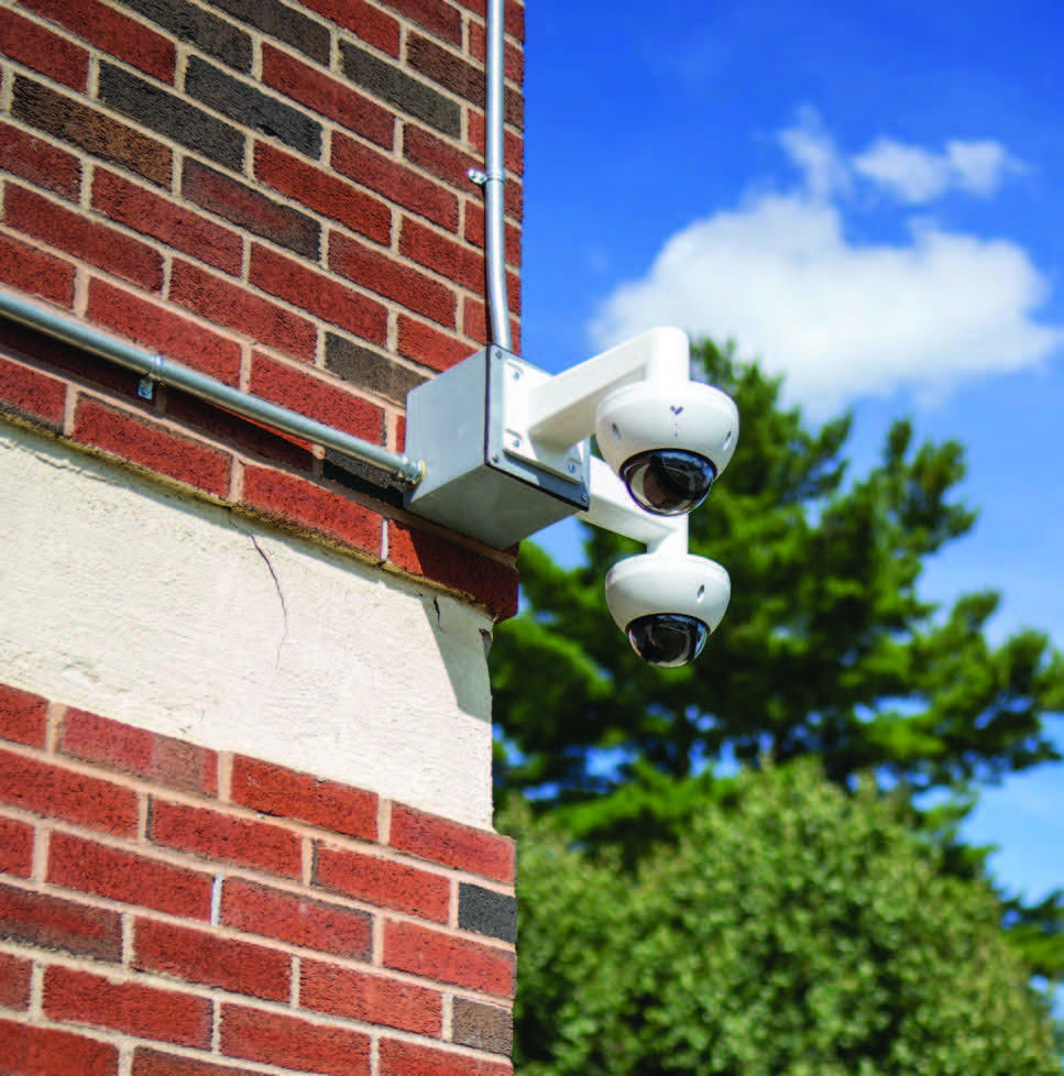 Security cameras are added outside of Lincoln Hall.