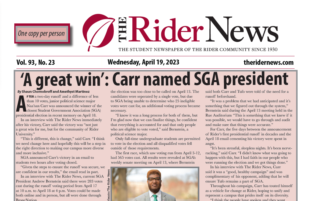 The Rider News April 19, 2023