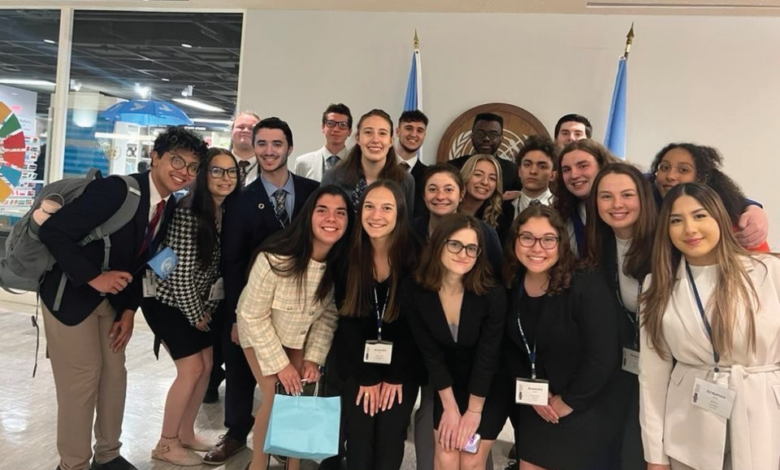 Rider Model United Nations wins Outstanding Delegation in New York City.