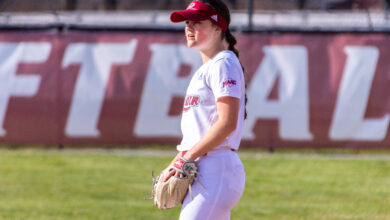 Senior infielder Jessie Niegocki and the Broncs with a strong beginning of their regular season winning three of their first five games. Carolo Pascale/The Rider News