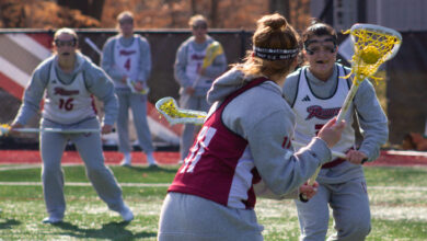 Rider lacrosse handily defeats FDU in its first-ever game on Feb. 10.