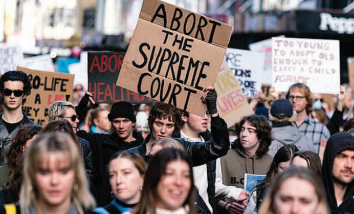 Pro-choice protests took place across the country in wake of Roe v. Wade being overturned.