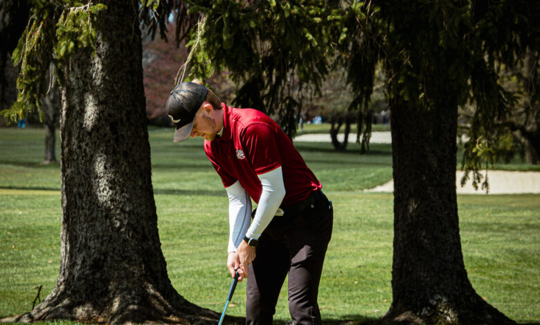 Freshman Pelle Ahlqvist playing at the Princeton Open. Photo by Josiah Thomas/The Rider News