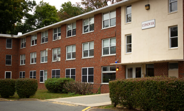 Conover Hall is located at the northeast corner of campus.