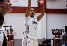 Sophomore guard Aliya McIver shoots a free throw. Photo by Josiah Thomas/The Rider News.