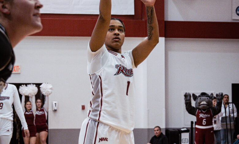 Sophomore guard Aliya McIver shoots a free throw. Photo by Josiah Thomas/The Rider News.