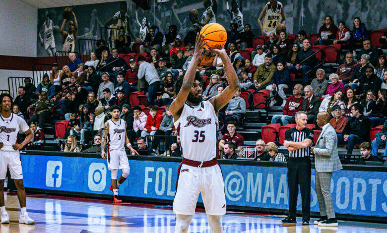 Graduate student guard T.J. Weeks Jr. shoots a pair of free throws. Josiah Thomas/The Rider News.