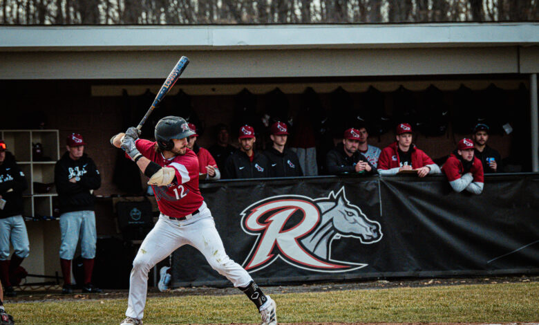 Sophomore outfielder Kyle Neri prepares to take a swing. Photo by Josiah Thomas/The Rider News