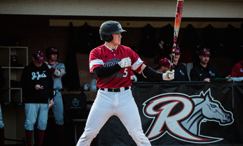 Sophomore second basemen Joe Tiroly gets ready for the pitch. Josiah Thomas/The Rider News.