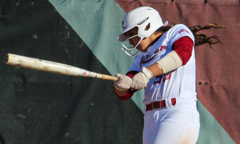Sophomore pitcher Gabi Rodriguez recorded two hits in the series opener against Marist on April 11. Photo by Yanuel Santos/The Rider News