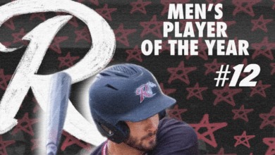 Senior outfielder Kyle Neri was voted The Rider News Male Player of the Year. Graphic by Yanuel Santos.