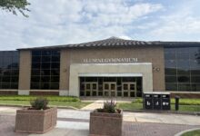 Rider’s Alumni Gymnasium is set to be renamed to Canastra Hammer Arena on June 17. Photo by Claira Williams.