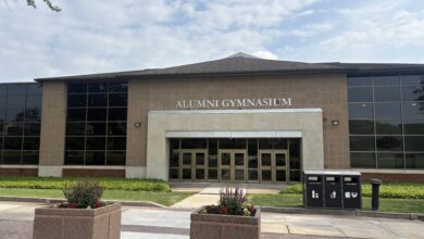 Rider’s Alumni Gymnasium is set to be renamed to Canastra Hammer Arena on June 17. Photo by Claira Williams.