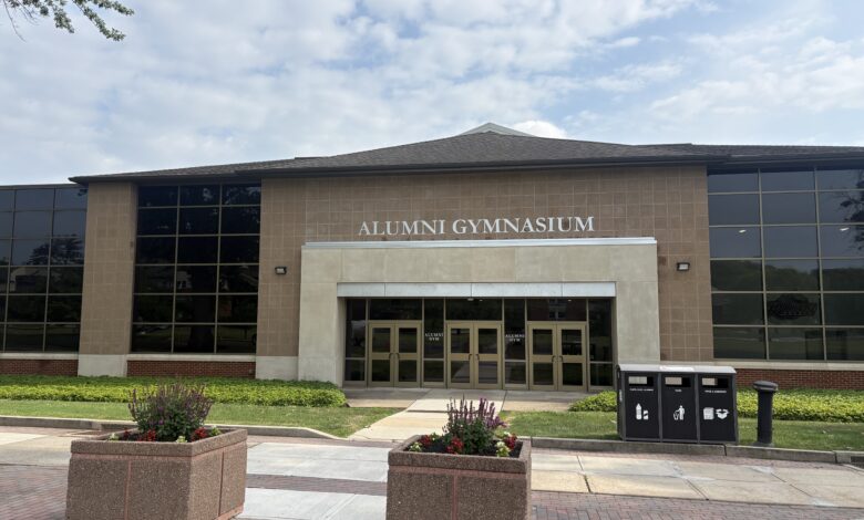 Rider’s Alumni Gymnasium is set to be renamed to Canastra Hammer Arena on June 17. Photo by Claira Williams.