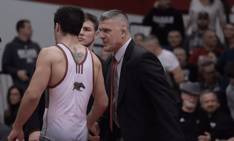 John Hangey named the new deputy athletic director, stepping down as head wrestling coach. Photo by Peter G. Borg