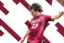 Sawyer Koza has helped the Broncs to a 3-1-1 record in 2026. Photos by Peter Borg, Graphic by Grace Juarez/The Rider News