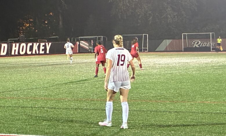 Senior back Courtney Carter surveying the field. Photo by Joshua Yuhas/The Rider News